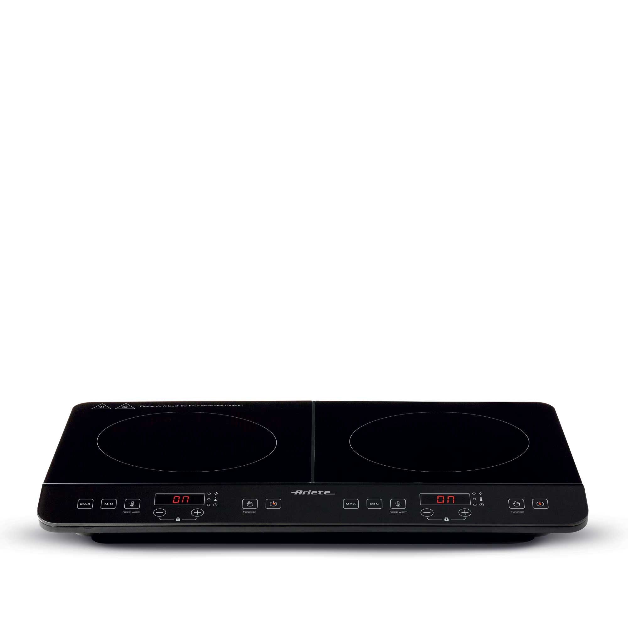 Double induction hotplate 2000W + 1500W